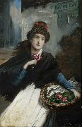 Augustus e.mulready Selling out oil painting artist